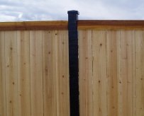 The VersaPost gives your fence the strength of steel with the look of wood.